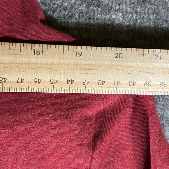 Johnnie-O Hanging Out Long Sleeve‎ Polo Red Stretchy Mens Size 2XL Cotton Blend - Picture 5 of 7